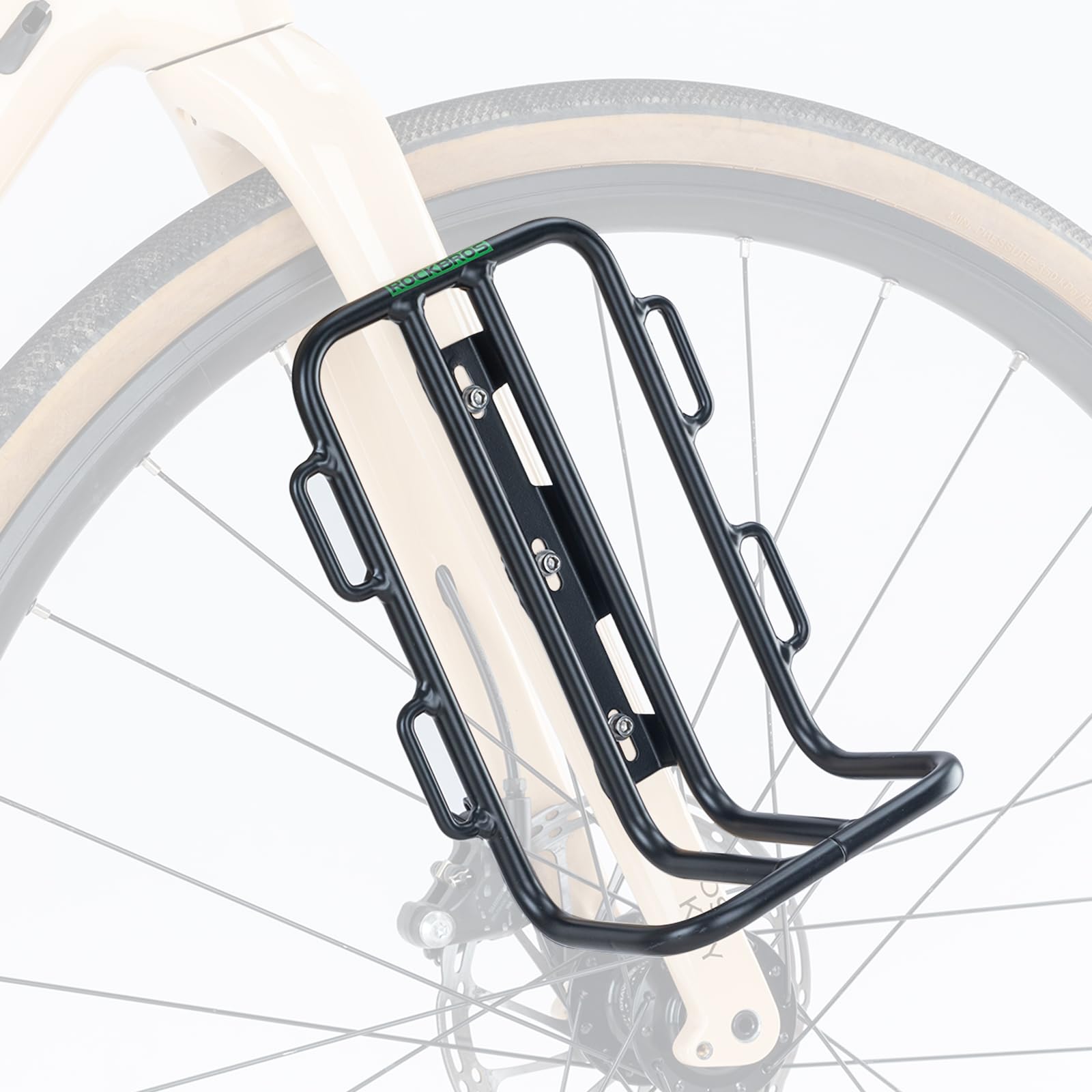 ROCKBROS Bike Front Rack Carrier Front Fork Bag 2-2.7L Waterproof